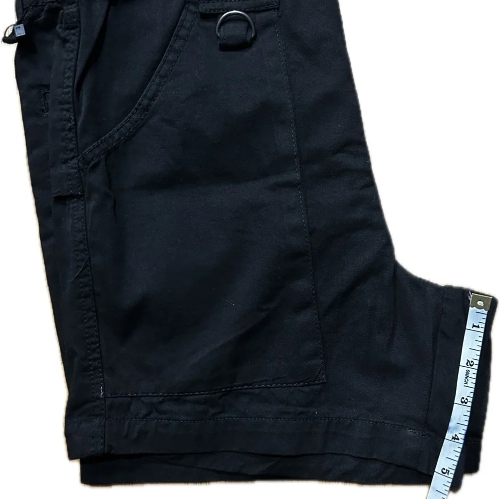 NWT Beach Outfitters SZ 30 Black Cargo/utility shorts w/2 rear & 4 front pockets